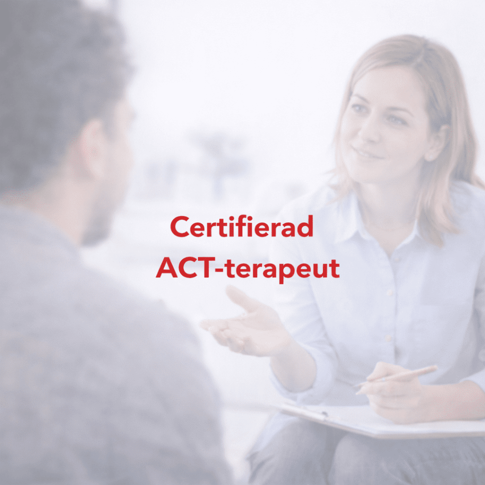 Certifierad ACT-terapeut (Finns även som intensivutbildning)