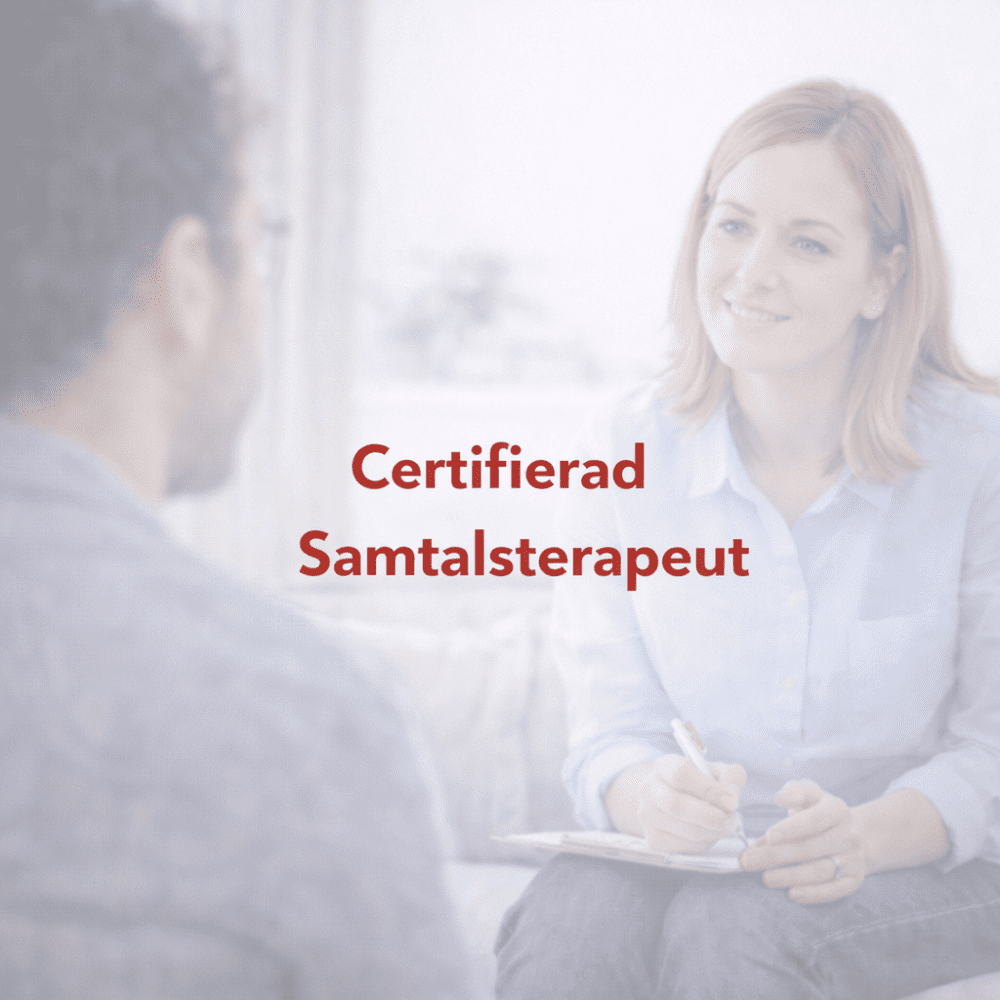 Certifierad Samtalsterapeut (Finns även som intensivutbildning)